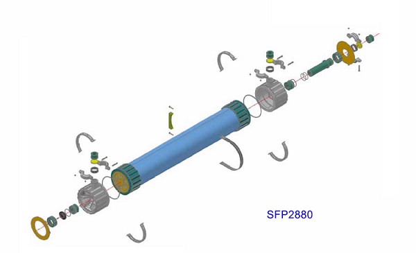 超濾膜SFP2880樹(shù)脂結(jié)構(gòu)圖