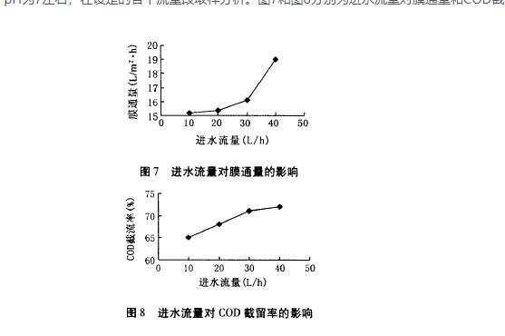 納濾膜，廢水滲透液，COD，去除效果